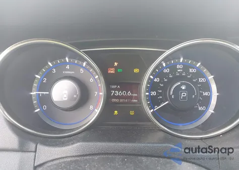 2011 Hyundai Sonata Se 2.0T from USA, damaged, VIN 5NPEC4AB4BH315619